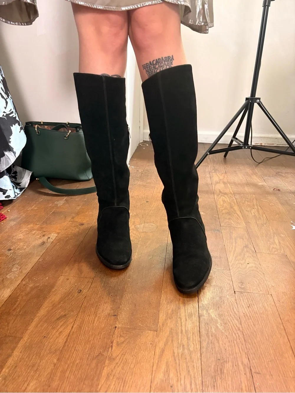 Black Suede Knee-High Women’s Boots - UGG